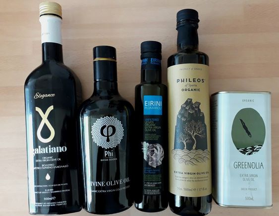 Greek Organic Extra Virgin Olive oils 